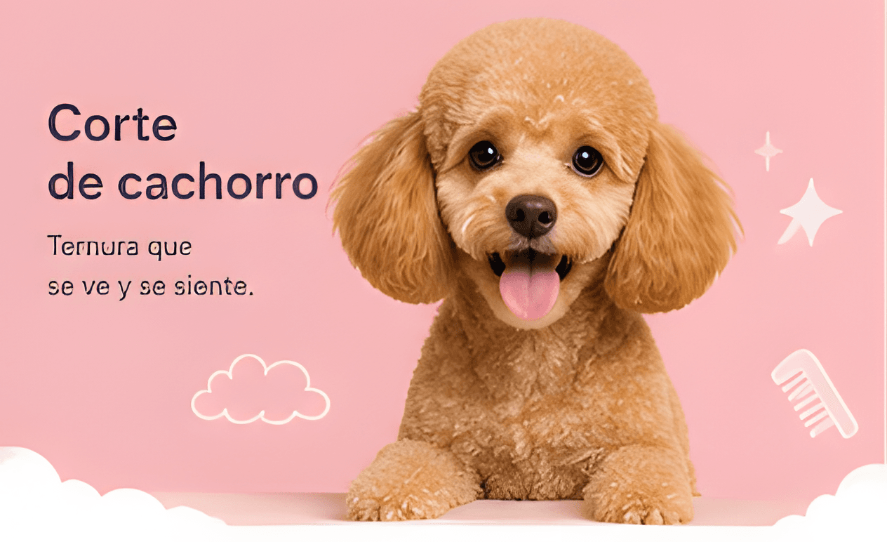 Corte de cachorro — ternura que se ve y se siente